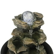 Watnature 8 Indoor 4-Tier Cascading Tabletop Fountain