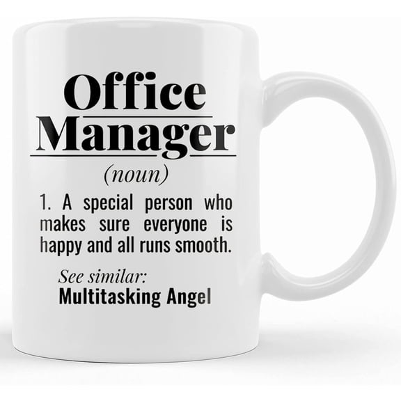 Office Manager Mug. Office Mug. Gift For Manager. Office Party. Pm Gift. Project Manager Gift. Project Management. Gift For Boss, Ceramic Novelty Coffee Mug, Tea Cup, Gift Present For Bi