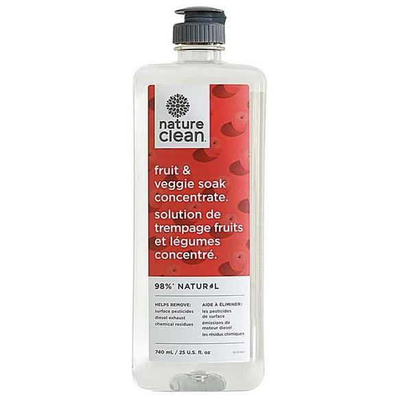 Nature Clean - Fruit &amp; Veggie Soak Concentrate | Multiple Sizes