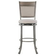 thumbnail image 2 of Linon Ensemble de Pub Rond 3 Pcs en Bois Gris Lavé Rembourré en Acier Étain, 2 of 14