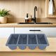 thumbnail image 4 of Luxshiny Organizador De Cubiertos Para Cocina Con 4 Compartimentos En Plástico Para Cajón Y Encimera, 4 of 8
