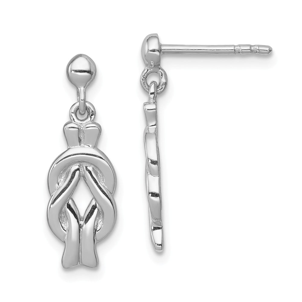 FB Jewels Solid Sterling Silver Rhodium-Plated Polished & Textured Triple Hoops FB Jewels Solid Sterling Silver Rhodium-Plated Polished & Textured Triple Hoops