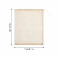 thumbnail image 3 of Cheesecloth Filter Bags, 6.3"x5.12", Cotton Linen Drawstring Bags, 10 Pack, for Straining Broth, Spices, Nut Milk & Cheese White, 3 of 9