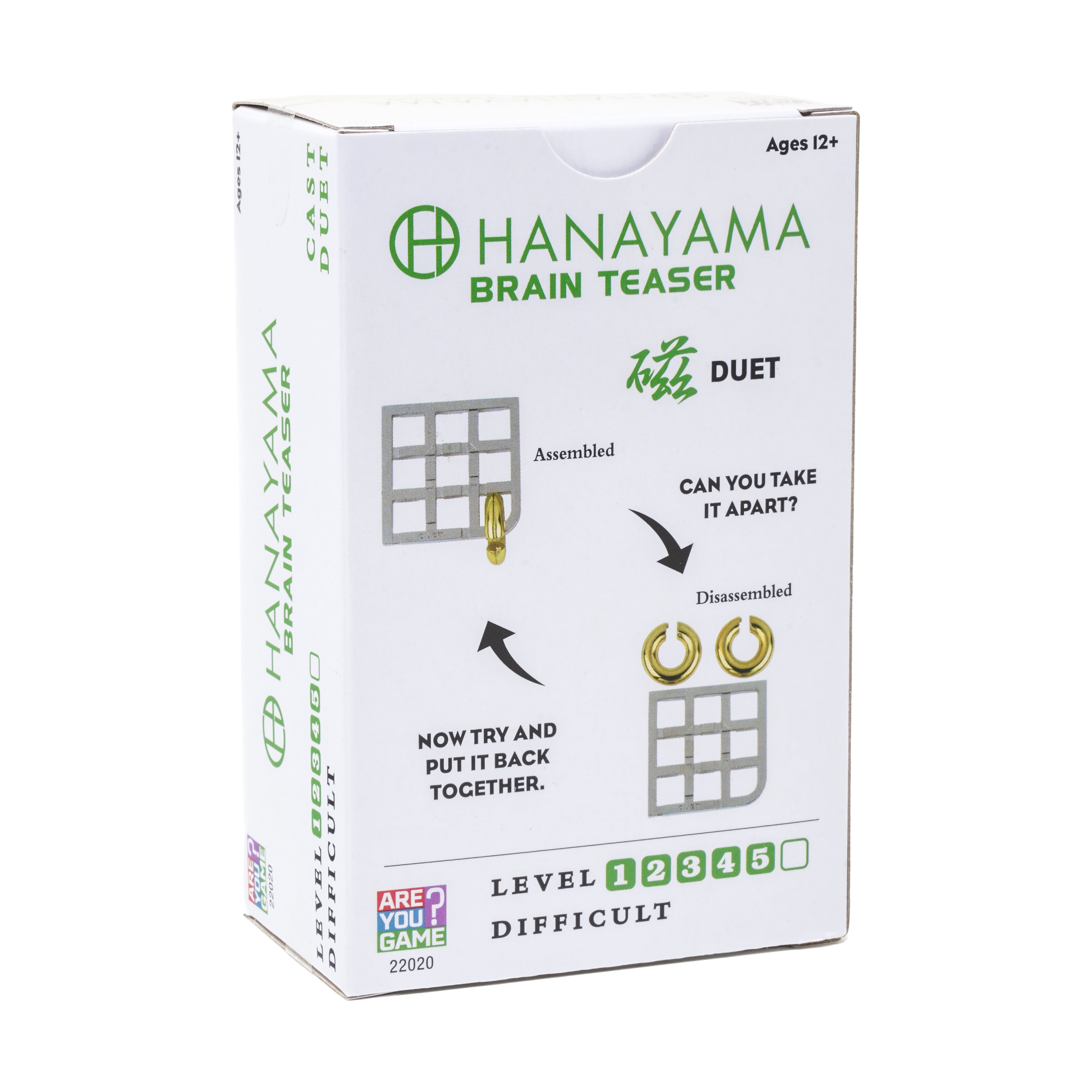 AreYouGame.com Hanayama Level 5 Cast Puzzle - Duet