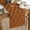 Caramel, variant on Sm:)e White Ghost Halloween Table Runner 13x72 Inch, Soft Plush Faux Fur Mantel Kitchen Dining Table Decor, Halloween Home Party Decor