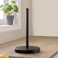 thumbnail image 2 of Innoteck Kitchen Paper Towel Holder – Black, Stainless Steel, Contemporary Style 2 of 3