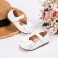 thumbnail image 5 of newwalpole Girls Dress Shoes Toddler Mary Jane Shoes Flats with Bow for Toddler/Little/Big Kids White for Size 11, 5 of 7