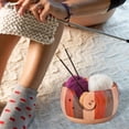 thumbnail image 3 of Yarn Bowls for Crocheting, Large Wooden Yarn Bowls with Holes, Knitting Crochet Storage Bowls with Holes, DIY Knitting Crocheting Accessories, 3 of 5