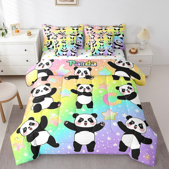 YST Ensemble de Douillette Faune, 7 Pcs pour Enfants, Matériaux Doux et Durables, Grand Lit