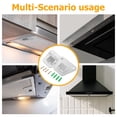 thumbnail image 3 of WORGEOUS 1 Juego de soporte de montaje en pared para ventilador de hojas, suministro de cocina, soporte de montaje en pared, colgador de Campana Extractora, soporte de montaje en pared, 3 of 8