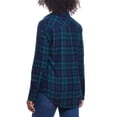 thumbnail image 3 of Weatherproof Vintage Women's Plaid Print Lightweight Cozy Super Soft Cotton Flannel Button Front Shirt, 3 of 3
