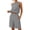 Dark Gray, variant on 2 Piece Sets for Women Summer Sleeveless Scoop Neck Crop Tops Flat Front Wide Leg Bermuda Shorts Casual Loose Plain Outfits