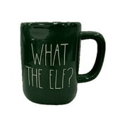 RAE DUNN WHAT THE ELF" Christmas Mug is sure to bring joy and laughter to your holiday celebrations 16OZ