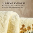 thumbnail image 3 of REGALWOVEN Pure Cotton Embroidered Hand Towels, 2 Pack Ultra Soft Absorbent Floral Bathroom Towels Quick Dry for Guest Room Vanity Yellow 29" x 13", 3 of 7