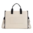 thumbnail image 7 of Wrangler Laptop Tote Bag for Women,15.6inch Carry All Work Laptop BagTote Bag with Water Bottle Bag Holder Nurse Bag Travel Essentials,Black-Beige, 7 of 7