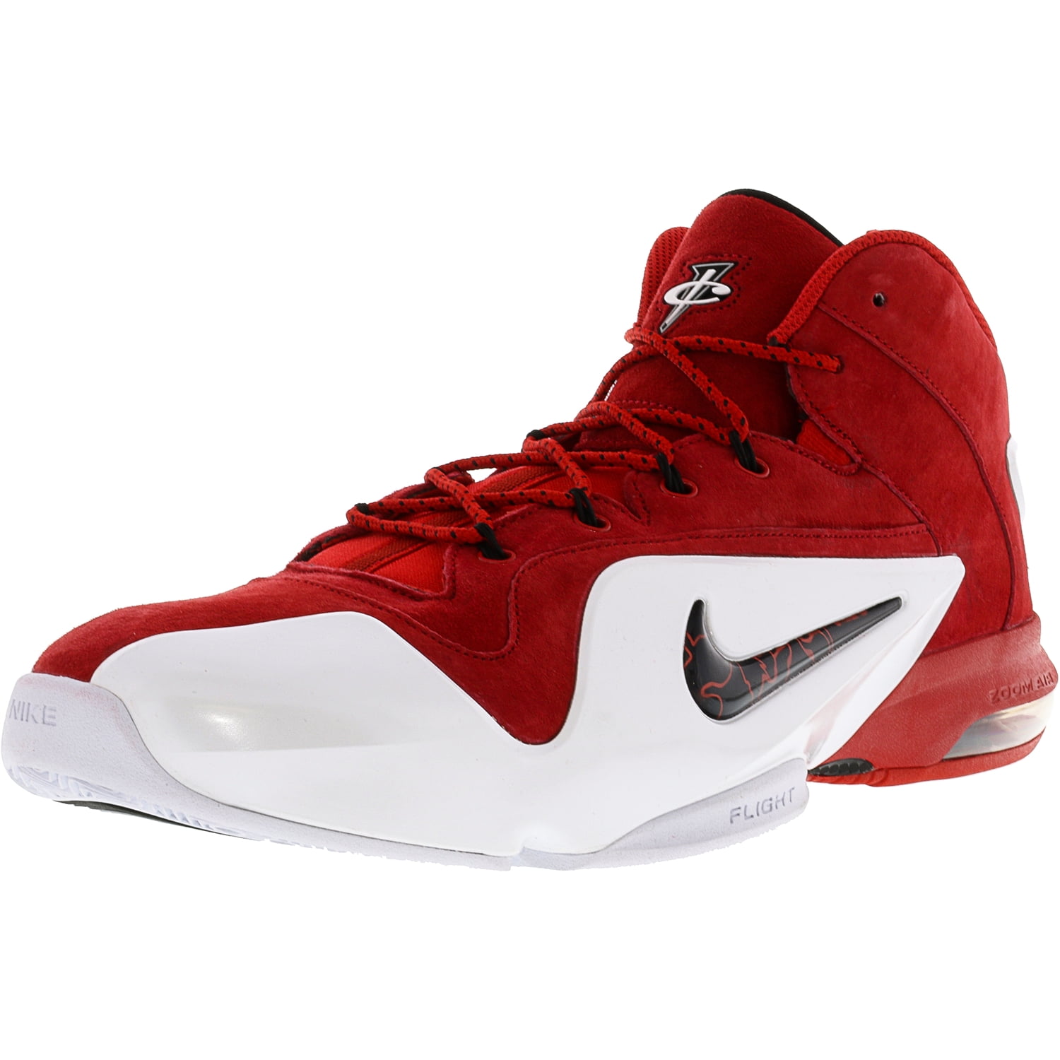 Nike Men's Zoom Penny Vi University Red / Black-White High-Top ...