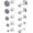 White-Rainbow CZ, variant on 5 Pairs Stud Earrings Colorful Cubic Zirconia Stainless Steel Stud Earring Hypoallergenic Screw Back Earrings Double Side Piercing Earrings Gifts for Women Mother's Day