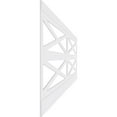 thumbnail image 5 of Ekena Millwork 40"H x 94 1/2"W Farmhouse Fence PVC Wainscot Paneling Kit, 5 of 13