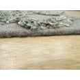 thumbnail image 3 of Handwoven Wool & Viscose Gray Transitional Trellis Marakesh Trellis Rug, 3 of 3