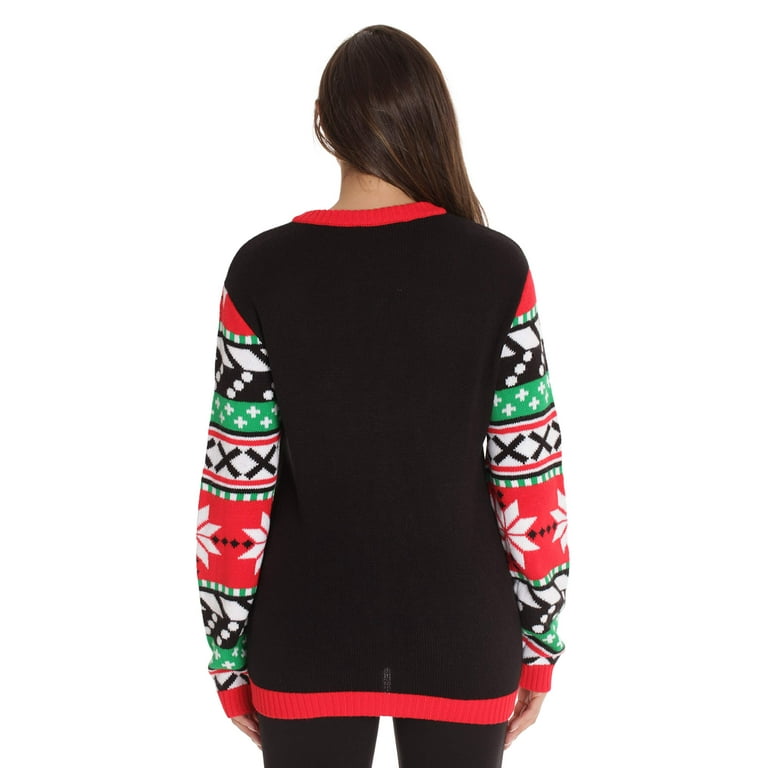 #followme Womens Ugly Christmas Sweater - Sweaters for Women