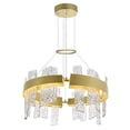 thumbnail image 1 of CWI Lighting Guadiana Lustre en Satin Doré 24 Pouces, 1 of 6