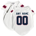 thumbnail image 3 of Camiseta para perros ANTKING, estilo Jersey de Nueva Inglaterra, nombre personalizado, 3 of 7