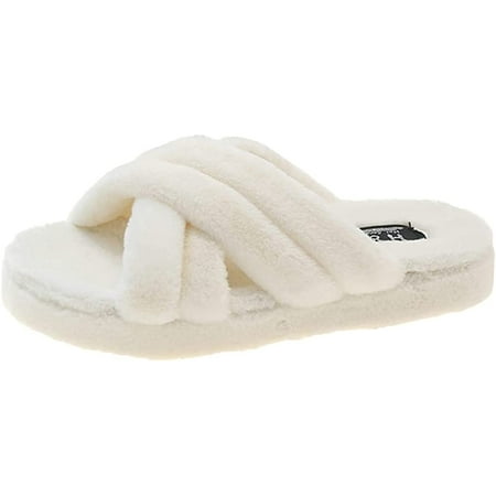 

CoCopeaunts Women s Soft Plush House Slippers Fuzzy Cross Band Plush Slide-on Sandal Open Toe Cozy Indoor Outdoor Slippers