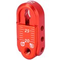 thumbnail image 3 of Brazo de dirección servo de dientes de aleación de aluminio 24T para modelo de coche RC 1/8 1/10 (rojo N10308R), 3 of 10