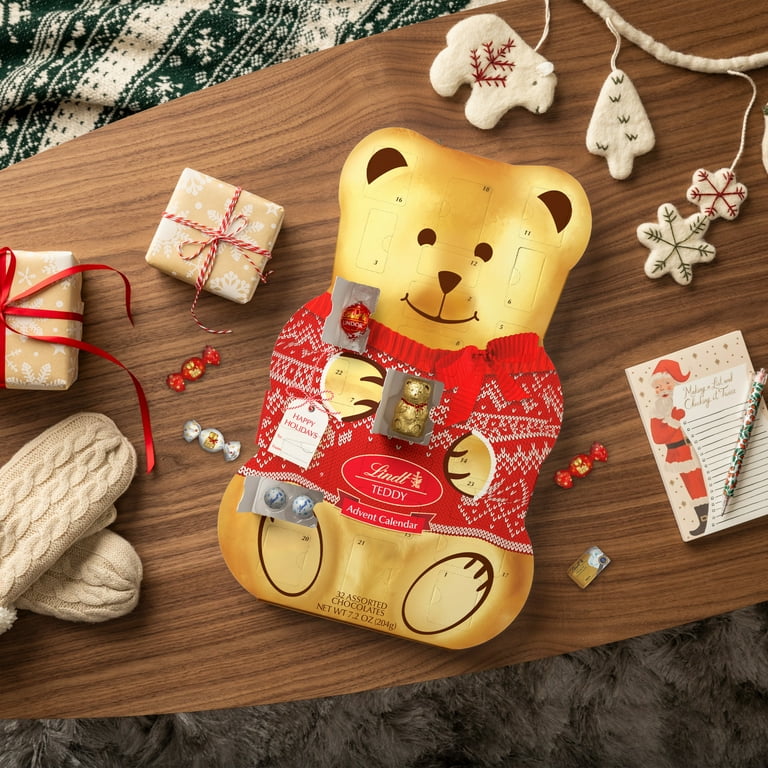 Lindt Teddy Shaped Chocolate Advent Calendar Lindt Teddy Shaped Chocolate Advent Calendar