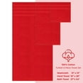 thumbnail image 2 of American Soft Linen Turkish 6 Piece Towel Set, 100% Cotton Premium Soft Bathroom Towels, Red, 2 of 9