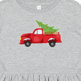 thumbnail image 4 of Inktastic Christmas Vintage Truck with Christmas Tree Girls Toddler Dress, 4 of 5