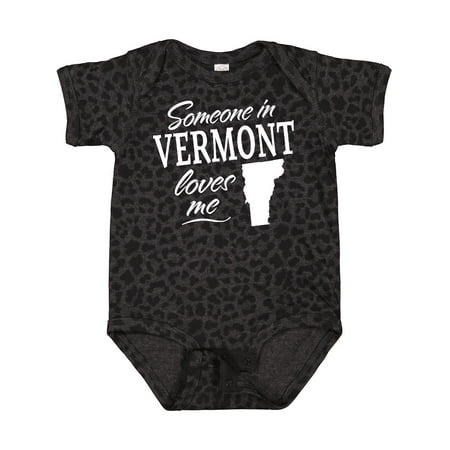 

Inktastic Someone in Vermont Loves Me Gift Baby Boy or Baby Girl Bodysuit