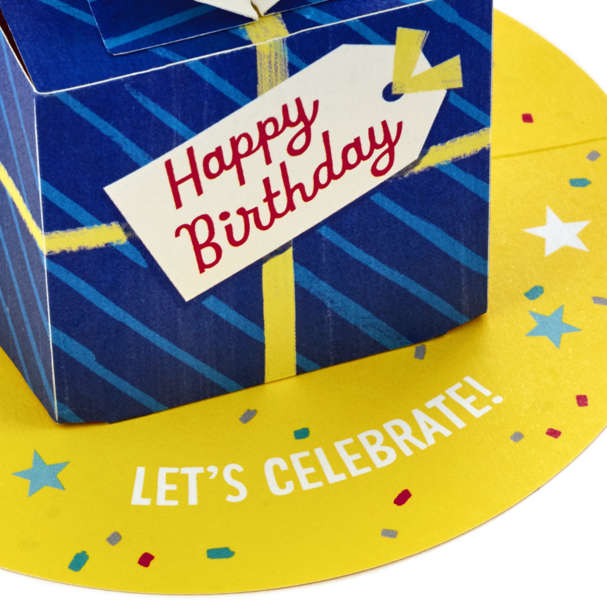 Hallmark Paper Wonder 3D Pop-Up Birthday Card (Present with Balloons)
