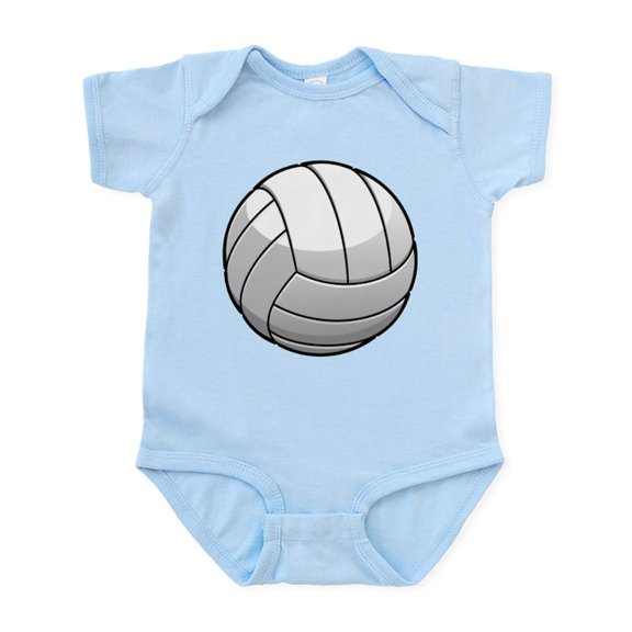 CafePress - Volleyball Gifts Body Suit - Baby Light Bodysuit, Size Newborn - 24 Months