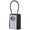 Grey, variant on Key Lock Box Waterproof, Portable Lock Box for House Key, 4-Digit Combination Safe Lockbox with Removable Shackle for Home Outdoor