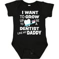 thumbnail image 3 of Inktastic I Want to Grow Up to Be a Dentist Like My Daddy Boys or Girls Baby Bodysuit, 3 of 5