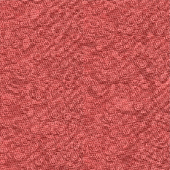 Ahgly Company Machine Washable Indoor Square Transitional Red Area Rugs, 4' Square