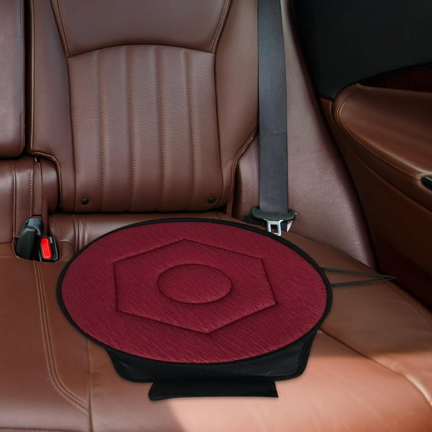 FITYLE 360 Degree Rotating Seat Cushion Anti Slip Chair Pad for Elderly Home Travel Red Walmart Business Supplies