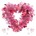 thumbnail image 4 of Room Decor, Valentine's Day Flower Wreath Window Decoration Wall Pendant, Women Gifts, 4 of 6