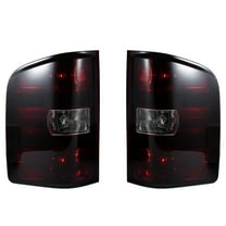 Premium Smok Red Tail Lights Fit For 2007-2014 Chevy Silverado  1500 2500 3500 Rear Lamps ; Pair;  ;No Bulbs