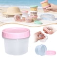 thumbnail image 5 of Mifelio Small Food Storage Containers with Lids, Mini Plastic Jars, Airtight Snack Containers, Reusable Kitchen Storage Containers for Candy, Baking Supplies and Pantry Organization, #05, 5 of 8