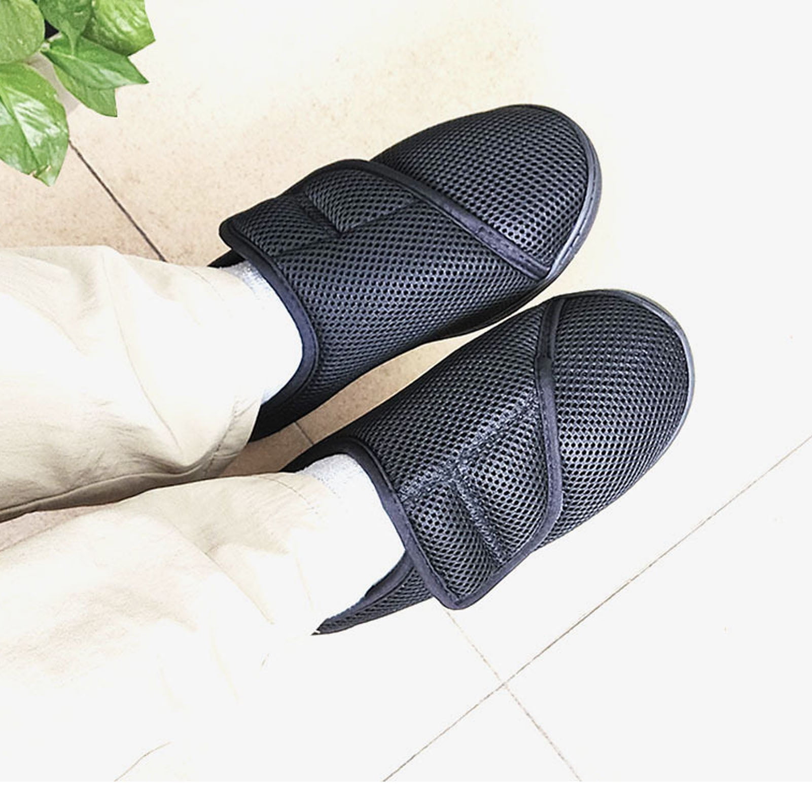 Swollen Feet Men's Extra Wide House Slippers Swollen Feet