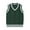 Green, variant on REDARER Kids V Neck Vest Sweater Sleeveless Cable Knit Pullover Warm Soft Knitwear Top Preppy Style Casual Layering Piece,Color:Blue,Size:2-3 Years