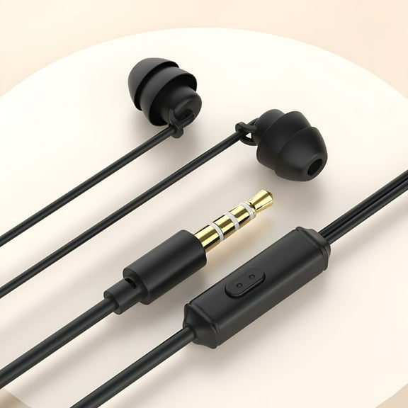 GJX Wired Sleep Earbuds with Noise Blocking and Comfort for Side Sleepers, Ideal for Sleep Music