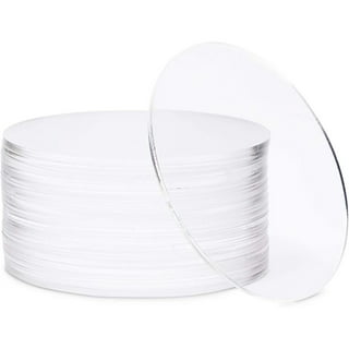 uVeans Clear Acrylic Circle - Plastic Round Disc - Maroc
