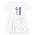 thumbnail image 3 of Inktastic Mardi Gras Flag 2 Girls Toddler Dress, 3 of 5
