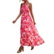 thumbnail image 3 of SAYOO Ropa de verano para mujeres, encaje floral / a cuadros para mujeres con espalda suelta SAYOO  moda, 3 of 9