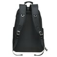 thumbnail image 3 of KAUKKO Vintage Casual polyster and Leather Rucksack Backpack (Nylon Black), 3 of 5