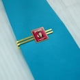 thumbnail image 2 of Jello Shots Your Other Favorite Thing That Jiggles Funny Humor Retro Square Tie Bar Clip Clasp Tack- Silver or Gold, 2 of 5