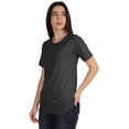 thumbnail image 4 of Inkmeso T-Shirt Basique à Col Rond pour Femmes, Manches Courtes, Coupe Régulière, Long Tee, Haut d'Entraînement, 4 of 8
